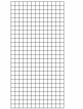 welded mesh panel GALFAN 3X3 8G 3.25ft x 6.5ft 0